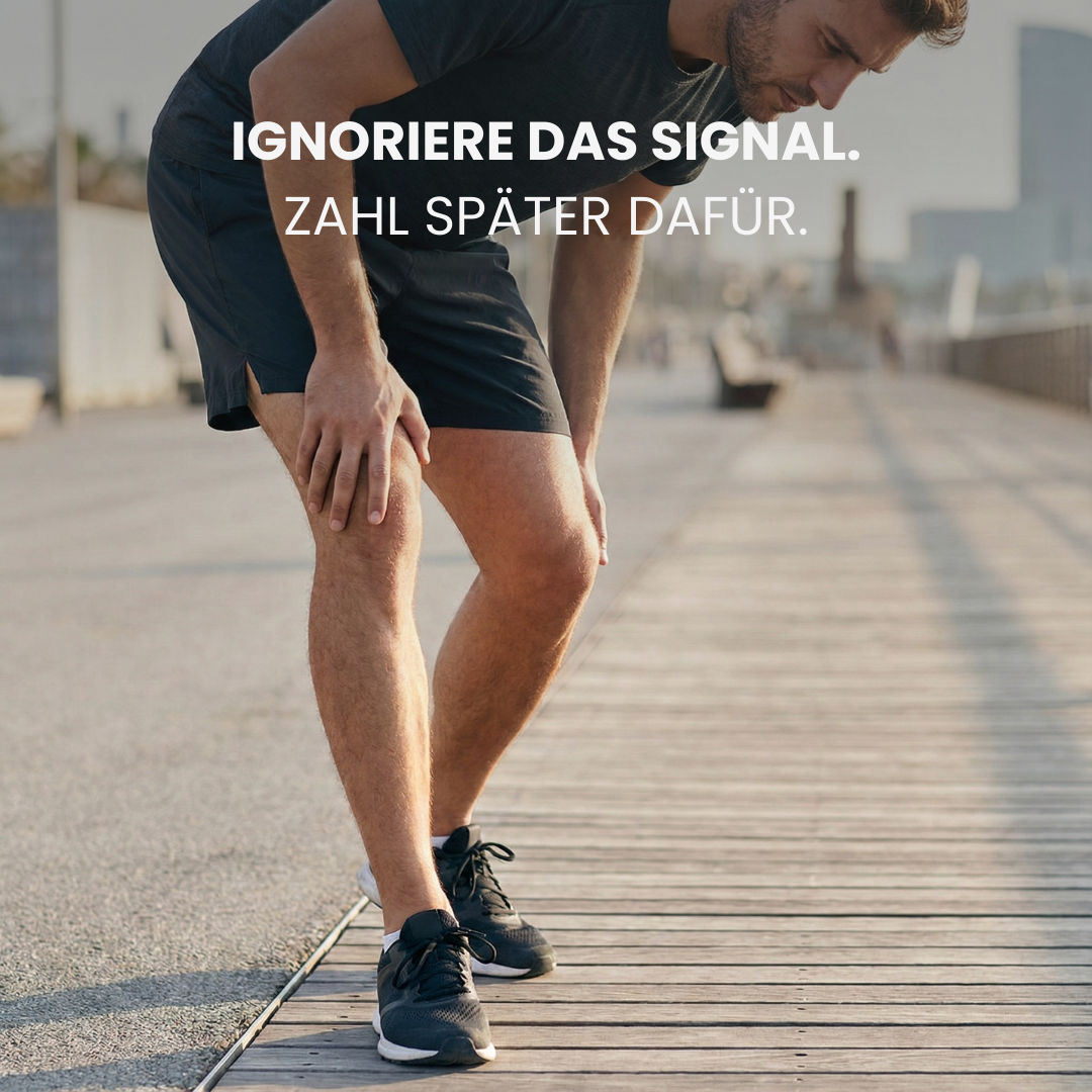 Patella-Kniebandage schmerzlindernd bei Läuferknie – Getragen beim Laufen | Helvio