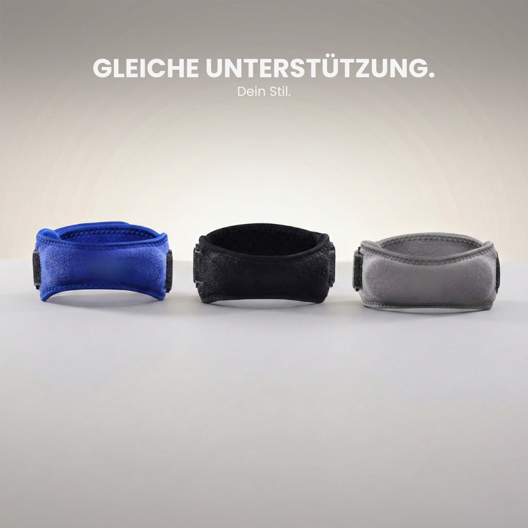 Patella-Kniebandage stabilisiert Kniegelenk beim Laufen – Produktübersicht | Helvio
