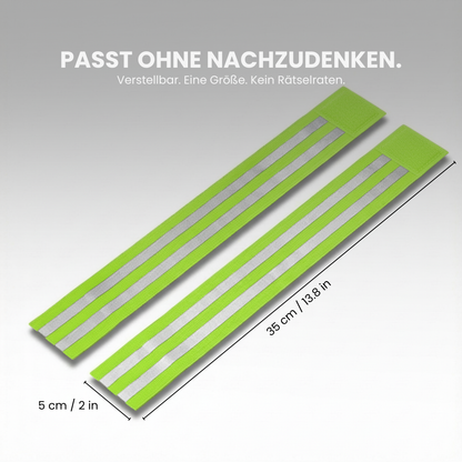 LumoBand – Reflective Running Bands (2 pieces)