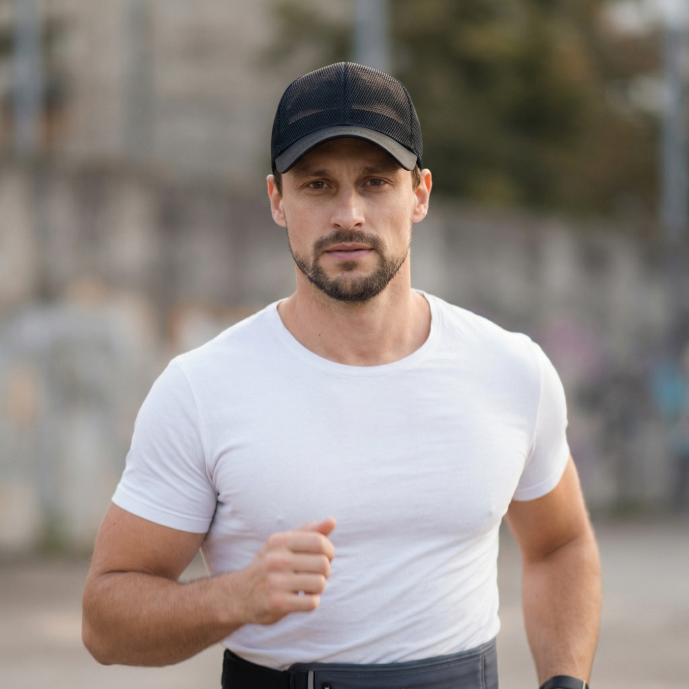 Laufcap atmungsaktiv und leicht – Anwendungsansicht | Helvio