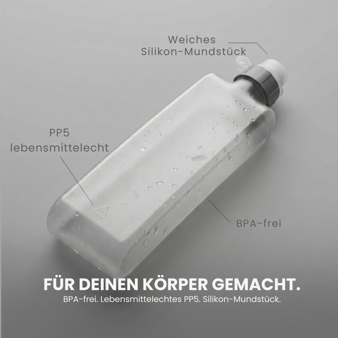 Trinkflasche 300ml auslaufsicher und BPA-frei – Anwendungsansicht | Helvio