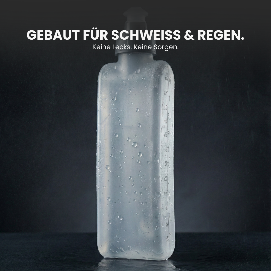 Trinkflasche 300ml leichte Sportflasche – Trageansicht | Helvio